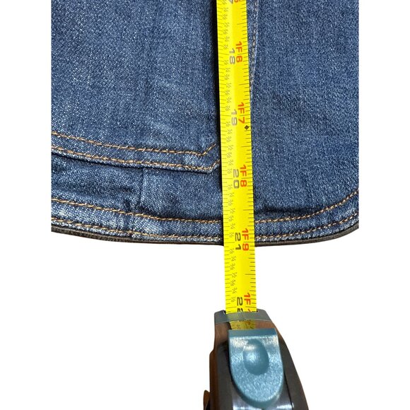 Theory Womens Denim Blazer Jacket Patty L Louisiana Style Size S Blue Button Fro - Picture 10 of 16